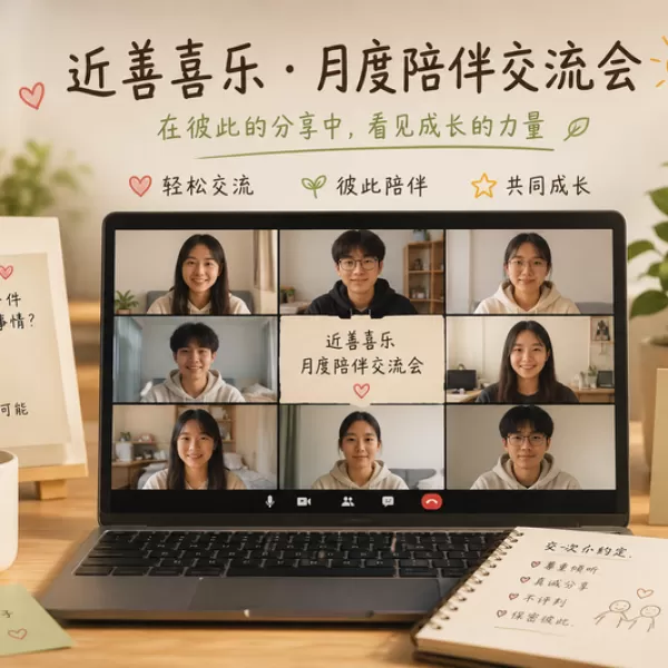 近善喜乐第一次线上相聚：看见成长，也看见希望